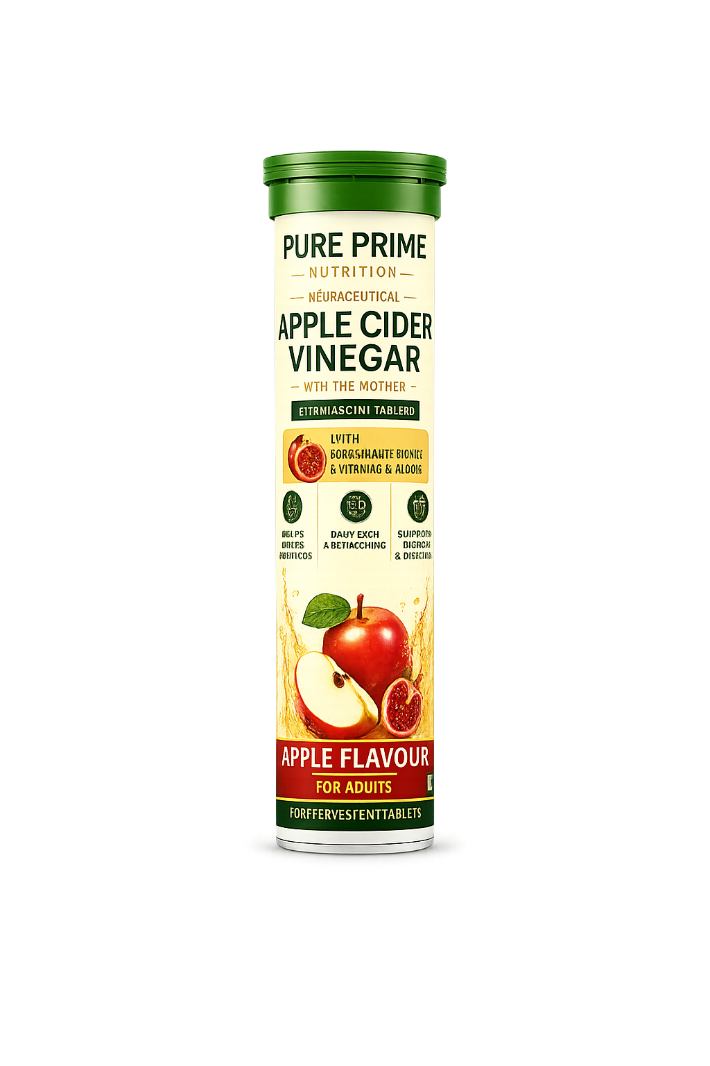 Apple Cider Vinegar Effervescent Tablets (Apple Flavour)
